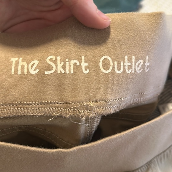 Modest Maternity Skirt from Inherit in Khaki - Picture 3 of 8